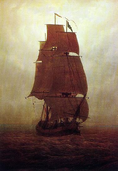 Caspar David Friedrich Segelschiff oil painting picture
